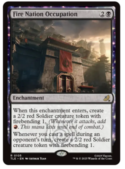Fire Nation Occupation Avatar MTG - Image 1