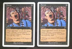 2x Duress MtG Seventh Edition 7th SP/NM - Image 1