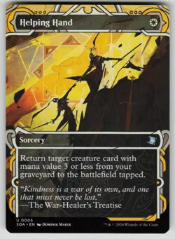 Helping Hand Uncommon Secrets of Strixhaven: Mystical Archive 5 MTG NM 2026 - Image 1