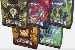 -Set of 5- Prerelease Pack Secrets of Strixhaven MTG - Image 1