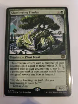 MTG Slumbering Trudge Secrets of Strixhaven Regular #0160 - Image 1