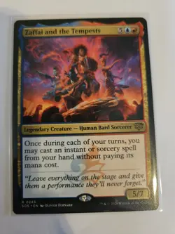 Zaffai and the Tempests *Rare* Magic MtG x1 Secrets of Strixhaven - Image 1