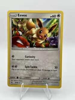 Pokemon Eevee 48/68 Holo Rare Sun & Moon Hidden Fates NM 💎 - Image 1