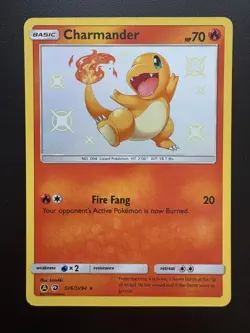 Pokemon TCG: 2019 Hidden Fates Charmander (SV6/SV94) - Image 1