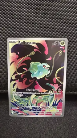 2025 Mega Evolution Series - Mega Evolution Bulbasaur Illustration Rare 133/132 - Image 1