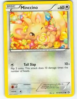 Minccino - Star Holo - RC18/RC25 Legendary Treasures - Pokemon TCG - 2013 - Image 1