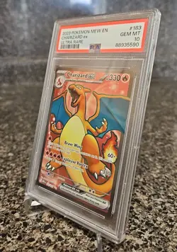 PSA 10 GEM MINT Charizard EX Full Art #183/165 2023 Pokemon SVP 151 - Image 2