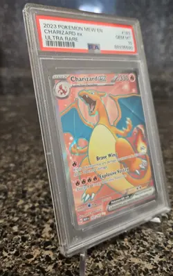 PSA 10 GEM MINT Charizard EX Full Art #183/165 2023 Pokemon SVP 151 - Image 3