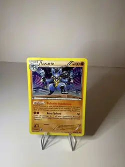 Lucario Holo Rare Pokemon Next Destinies 64/99 LP - Image 1