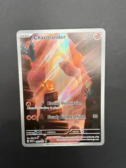 Pokemon TCG Charmander Scarlet & Violet 151 Card 168/165 English Edition NM - Image 3