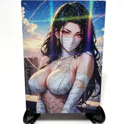 Silk Spider-Woman Sexy Hot Anime Waifu Girl Lewd Doujin Goddess Story Art Card - Image 1