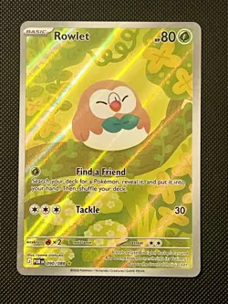 Pokemon Rowlet 90/88 Illustration Rare Perfect Order - NM - Image 1