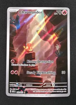 2023 Pokemon TCG Scarlet & Violet 151 #168 Charmander IR - Image 1