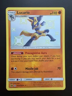 Pokemon TCG: 2019 Hidden Fates Lucario (SV22/SV94) - Image 1