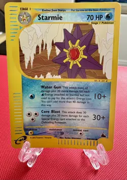 Pokemon Card - Reverse-Holo Starmie 44/144 Skyridge e-Card Uncommon LP - Image 1