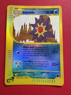 Pokemon Card - Reverse-Holo Starmie 44/144 Skyridge e-Card Uncommon LP - Image 2