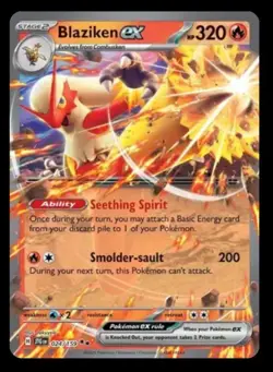Blaziken ex 024/159 Journey Together Double Rare Pokemon - Image 1