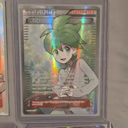 Pokemon TCG 5 Card Lot Full Art Holo Misty Kukui Wally Kiawe Fan Club - Image 3