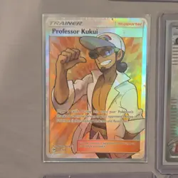 Pokemon TCG 5 Card Lot Full Art Holo Misty Kukui Wally Kiawe Fan Club - Image 5