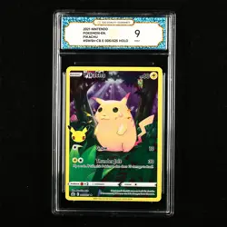 TQG 9 Mint 2021 Pokemon ENG Pikachu #SWSH-CB E 005/025 Holo - Image 1