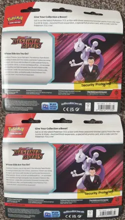 2 x Pokemon TCG Destined Rivals Triple Blister - 6 Booster Packs - Brand New - Image 2
