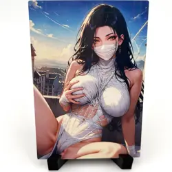 Silk Spider-Woman Sexy Hot Anime Waifu Girl Doujin Lewd Goddess Story Art Card - Image 2