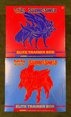 Pokemon TCG Sword & Shield Base Set Elite Trainer Box ETB Lot (x2) - NEW 820650104459 - Image 1