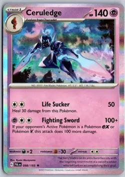 Ceruledge 098/193 Holo Promo Miscellaneous Cards & Products Pokemon Holo NM - Image 1