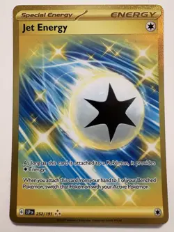 Pokemon TCG Jet Energy 252/191 Sv: Surging Sparks Hyper Rare - Image 1