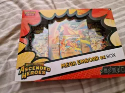 Pokemon Trading Card Game: Mega Evolution Ascended Heroes Mega Emboar ex Box - Image 1