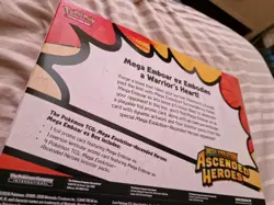 Pokemon Trading Card Game: Mega Evolution Ascended Heroes Mega Emboar ex Box - Image 2