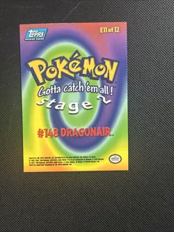 Pokemon TOPPS - DRAGONAIR #148 - Stage 2 - E11 of 12 - NON HOLO - Image 2