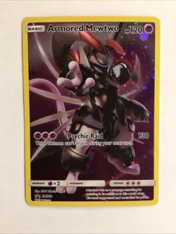 Pokemon TCG Armored Mewtwo SM228 Black Star Promo Card - Image 1