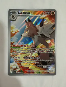 Lycanroc Illustration Rare SV09: Journey Together 166/159 NM - Image 2