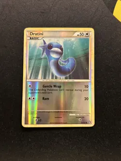 Dratini 62/102 NM Reverse Holo -Vintage Pokemon Card- HGSS Triumphant (4s) - Image 1