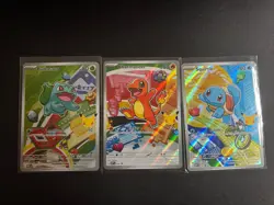 Pokemon TCG 2022 Nintendo Holo Bulbasaur Charmander Squirtle Card Lot - Image 1