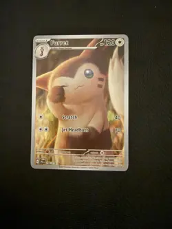 Furret 168/159 Illustration Rare Journey Together Pokemon Near Mint - Image 1
