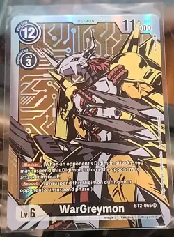 Digimon Card Game - BT2-065 SR - WarGreymon (Alternate Art) *Near Mint* - Image 2