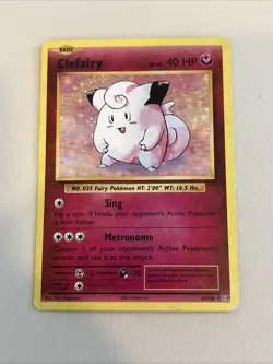 The Pokemon Company Clefairy 63/108 XY Evolutions Holo Rare HP English - Image 1