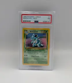 Pokemon Jungle Nidoqueen Holo #7 PSA Grade 7 Near Mint 1999 - Image 1