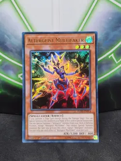 Yugioh Altergeist Multifaker FLOD-EN014 Ultra Rare 1st Edition NM - Image 1