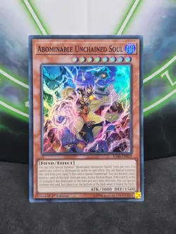 Yugioh Abominable Unchained Soul IGAS-EN019 Super Rare 1st Edition NM - Image 1