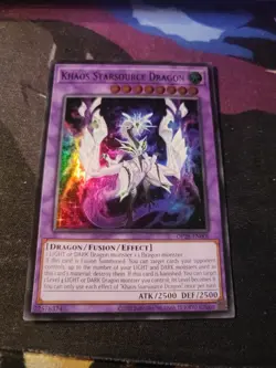 1x Yu-Gi-Oh! Khaos Starsource Dragon - OP28-EN008 - Super Rare - NM - Image 1