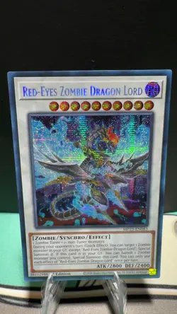 Red-Eyes Zombie Dragon Lord MP23-EN083 Prismatic SR YuGiOh 1st Edition MP - Image 1