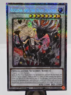 Yu-Gi-Oh! Ecclesia and the Dark Dragon 1st Edition BPRO-EN041 Starlight Rare NM - Image 1
