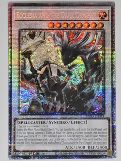 Yu-Gi-Oh! Ecclesia and the Dark Dragon 1st Edition BPRO-EN041 Starlight Rare NM - Image 3