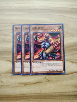 Yu-Gi-Oh! - Gigantes 3X - Complete Playset Of Cards - Image 1