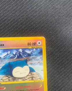Pokemon Card-Snorlax-Skyridge-100/144-HoloReverse-ENG - Image 5