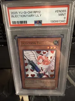 Injection Fairy Lily RP02-EN065 Retro Pack 2 Unlimited PSA 9 - Image 1