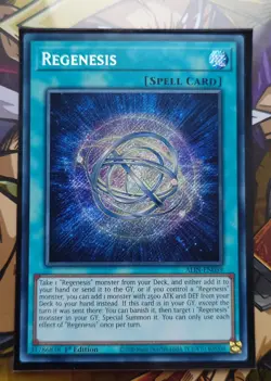 Regenesis (Secret Rare) - ALIN-EN059 - Yu-Gi-Oh TCG - Image 1
